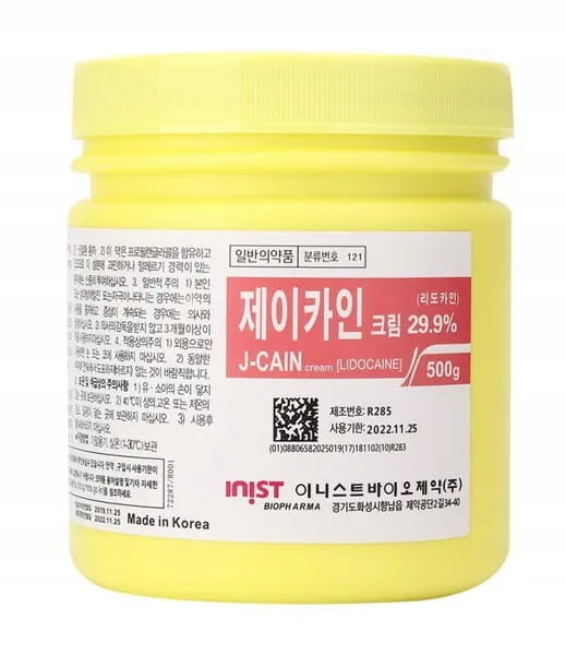 J-CAIN KREM ZNIECZULAJĄCY ZNIECZULENIE  29,9%  500g